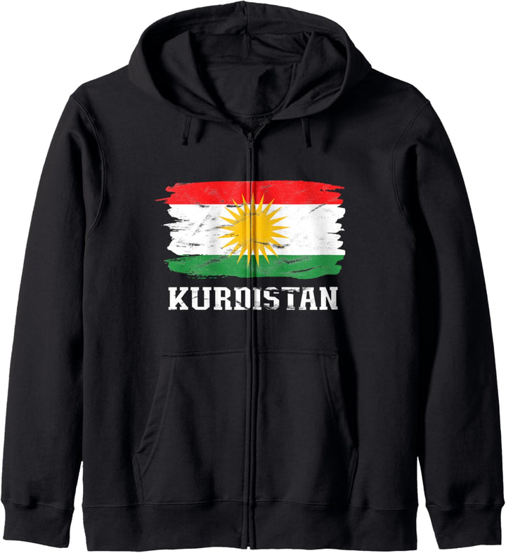 Kurdistan Flagge Kurden Kurde Kurdisch Kapuzenjacke