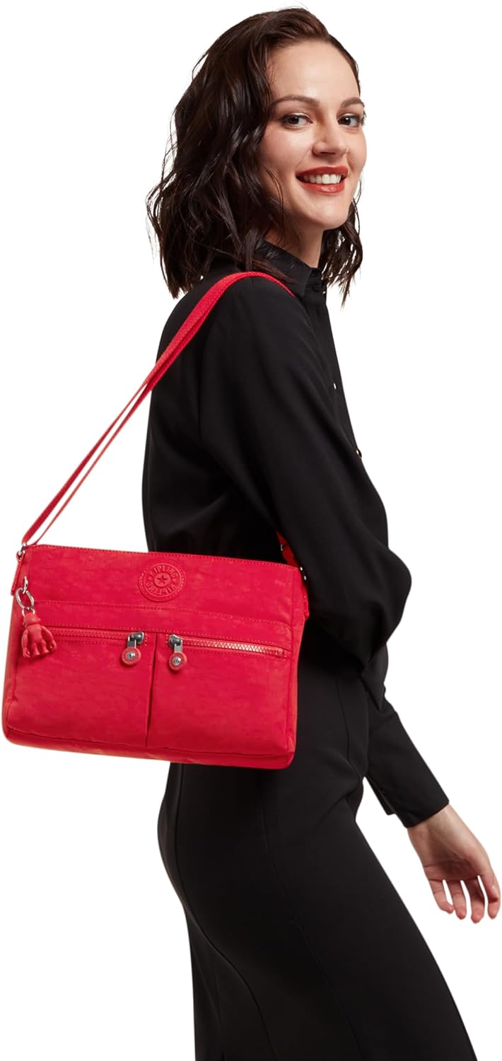 Kipling Unisex New Angie Small Crossbody, Red Rouge Red Rouge Einheitsgrösse, Red Rouge Einheitsgrös