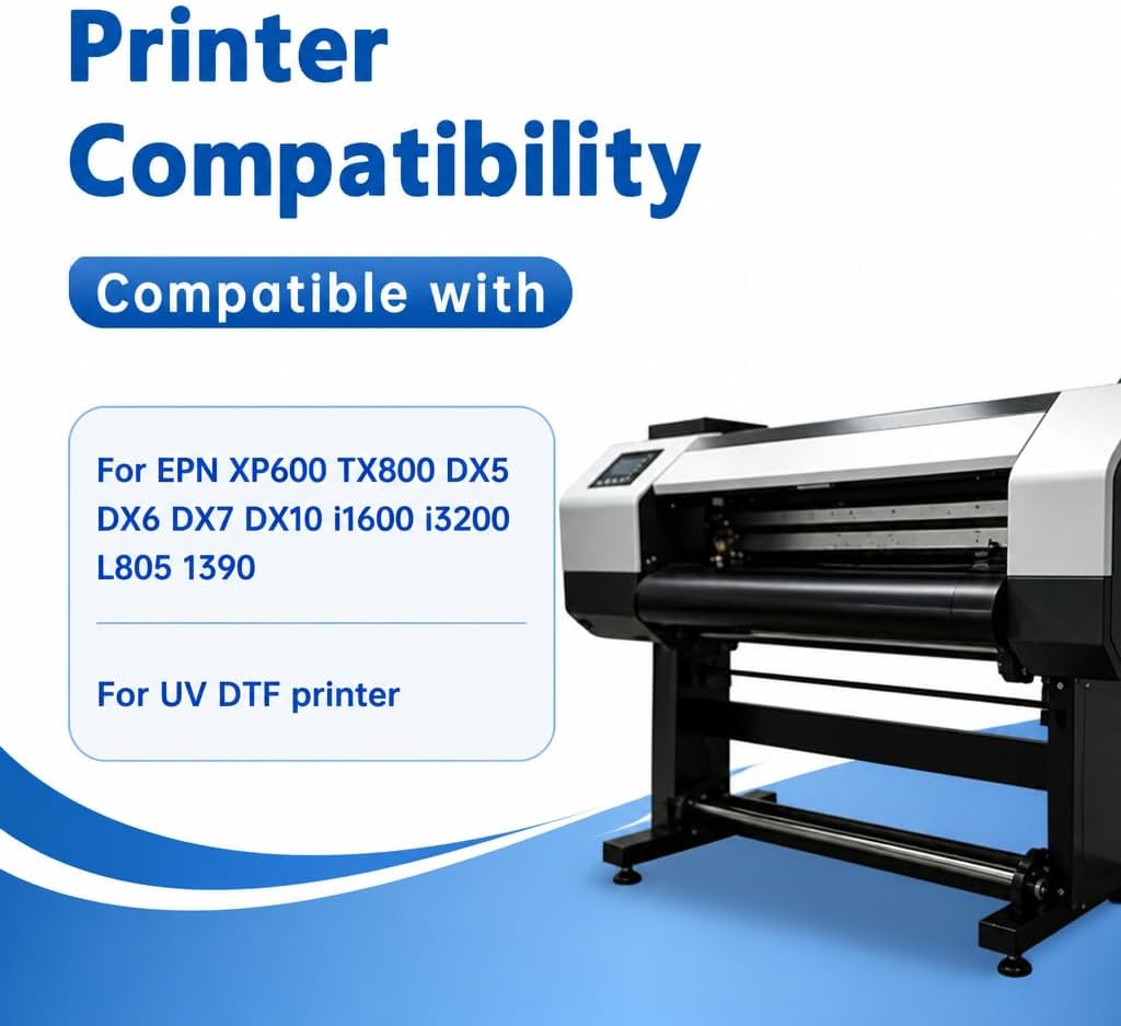 UV DTF Tinte 500ML für UV DTF A B Films kompatibel für XP600 TX800 i3200 i1600 L805 1390 DX4 DX5 DX6