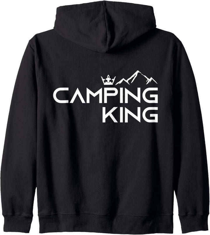 Camping King Krone Berge Wohnmobil Zelt König Kapuzenjacke