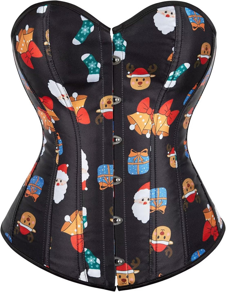 Josamogre korsett corsage Weihnachten alter Mann bustier Vollbrust korsagen Damen grosse grössen top