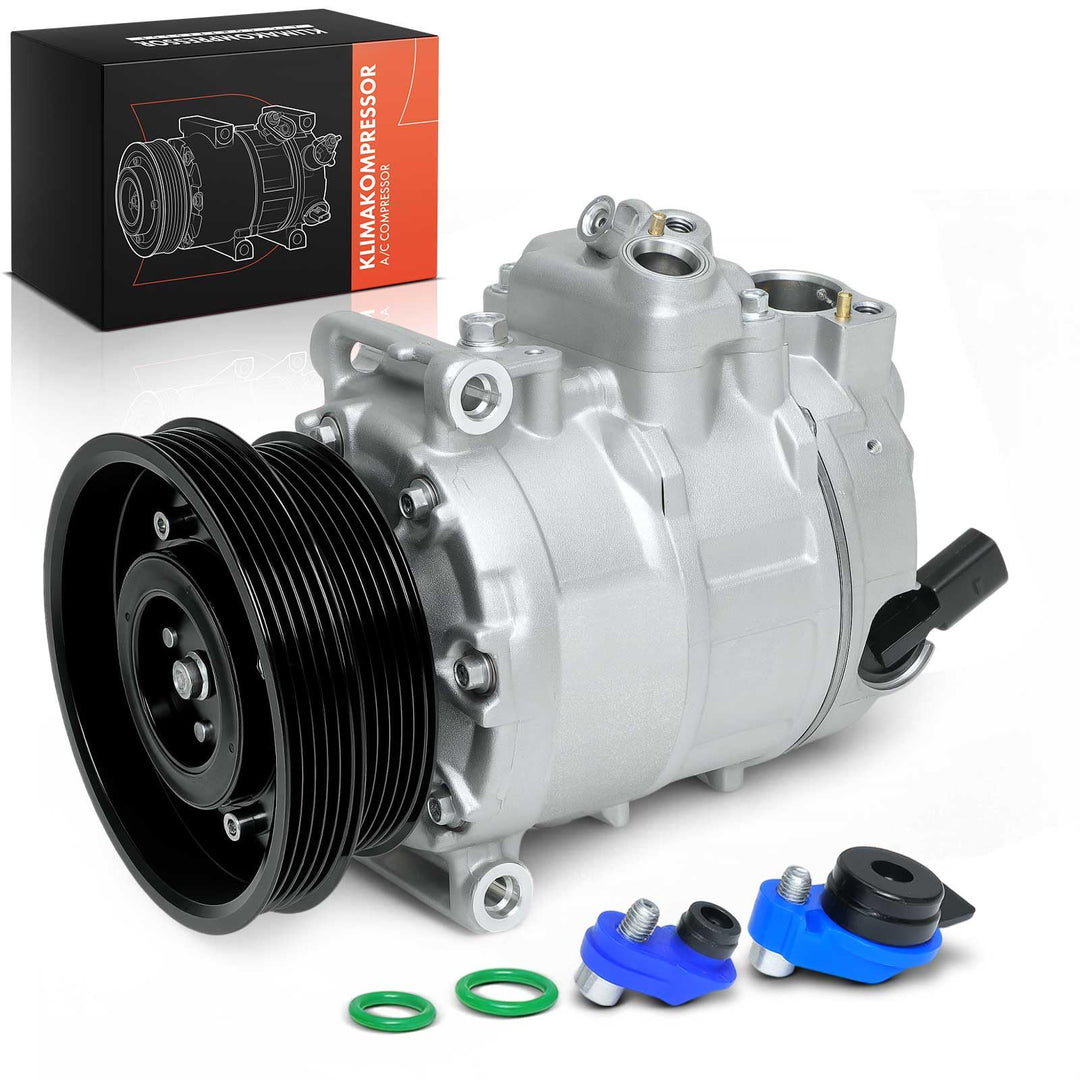 Frankberg Klimakompressor Klimaanlage Kompatibel mit Golf VI 5K1 2.5L 2009-2013 A3 Sportback 8PA 2.5
