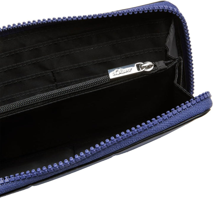 s.Oliver Damen 10.2.17.30.282.2125175 Portemonaie 19 x 10 x 2 cm Blau, 19 x 10 x 2 cm Blau