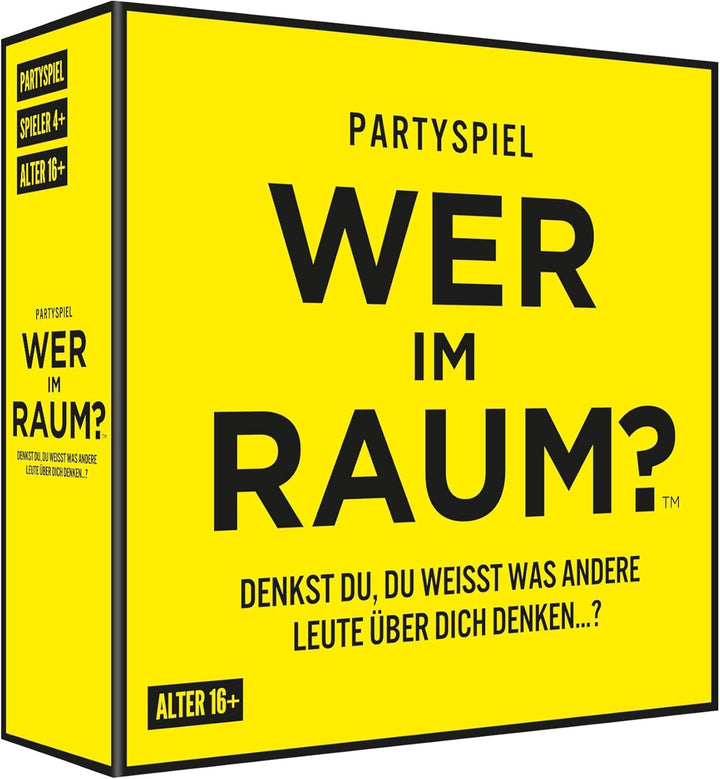 Monsterzeug Partyspiel Wer im Raum, Lustiges Gesellschaftsspiel mit mehr als 300 Fragen, Kennenlerns