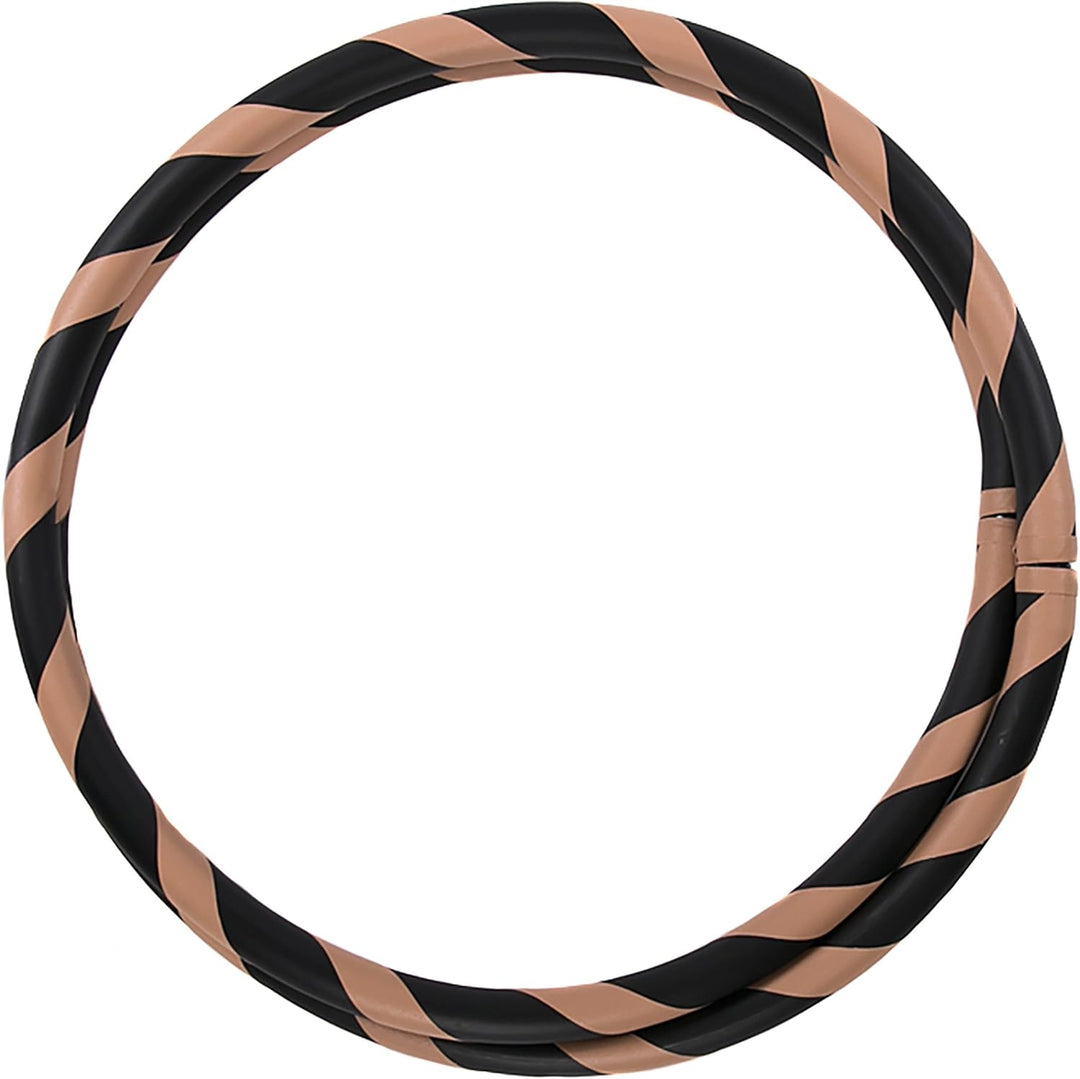 Faltbarer Anfänger Hula Hoop Reifen, Ø90/95/100/105cm Ø90cm Braun, Ø90cm Braun