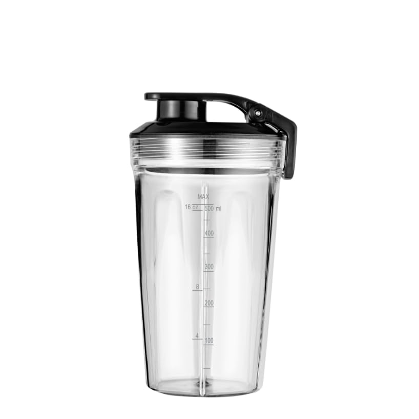 WMF Shaker aus Glas, 530 ml, Skala mit Deckel, für Standmixer Kult Pro und Kult X FS-1000050218