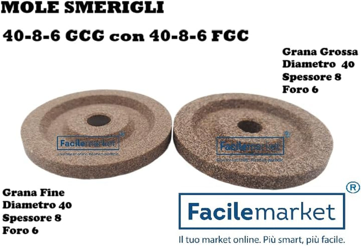 SCHLEIFER SCHLEIFKLINGE Ø40-8-6mm/ Ø40-8-6mm