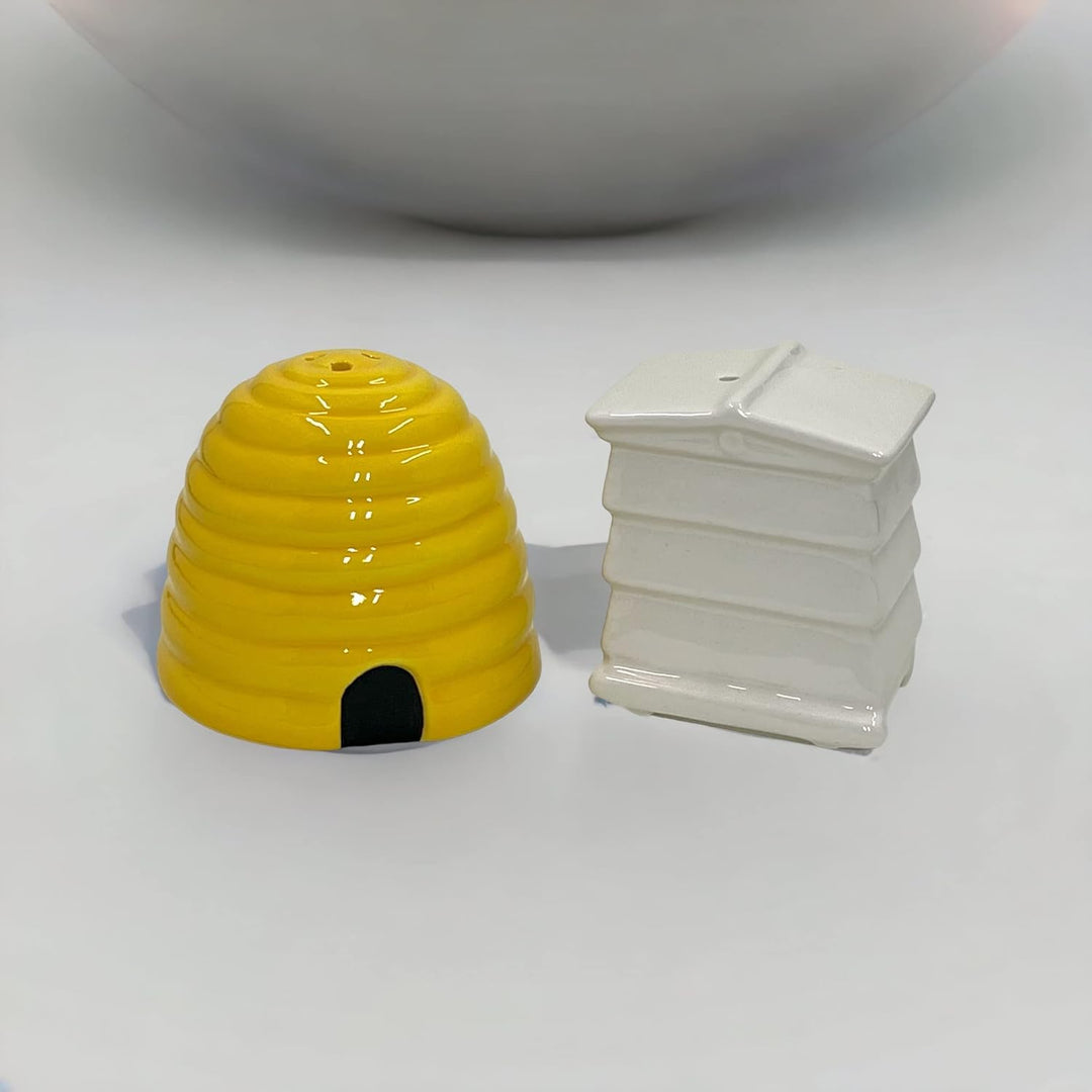 MIJOMA Salz- & Pfefferstreuer Set - Stilvolles Porzellandesign, Lebensmittelecht, Einfach zu Befülle
