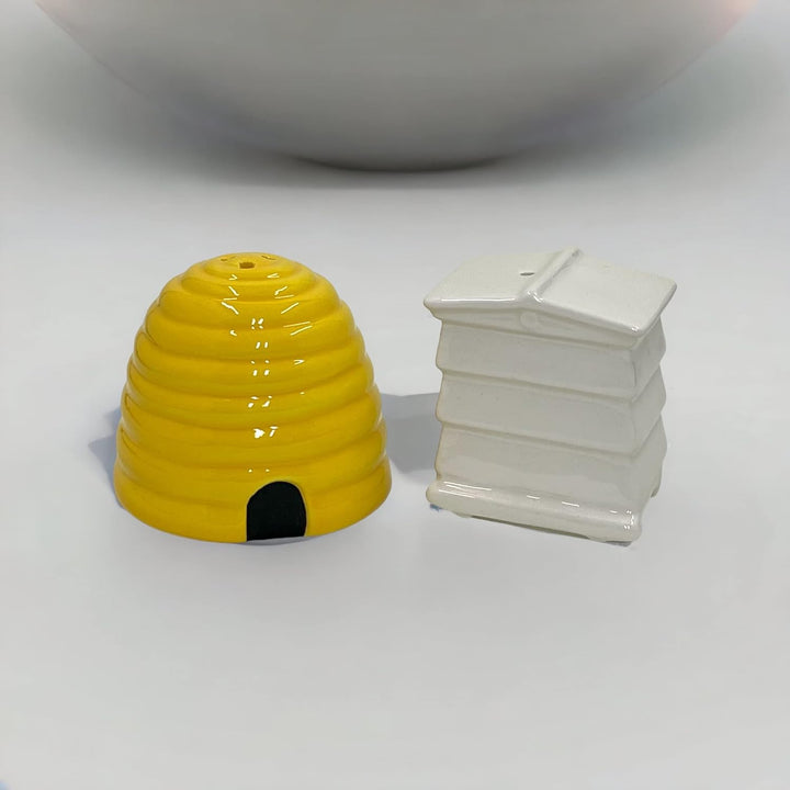 MIJOMA Salz- & Pfefferstreuer Set - Stilvolles Porzellandesign, Lebensmittelecht, Einfach zu Befülle