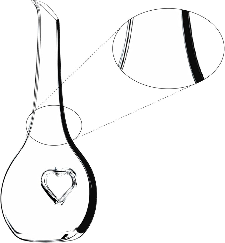 RIEDEL Black Tie Bliss Dekanter Schwarz, Schwarz