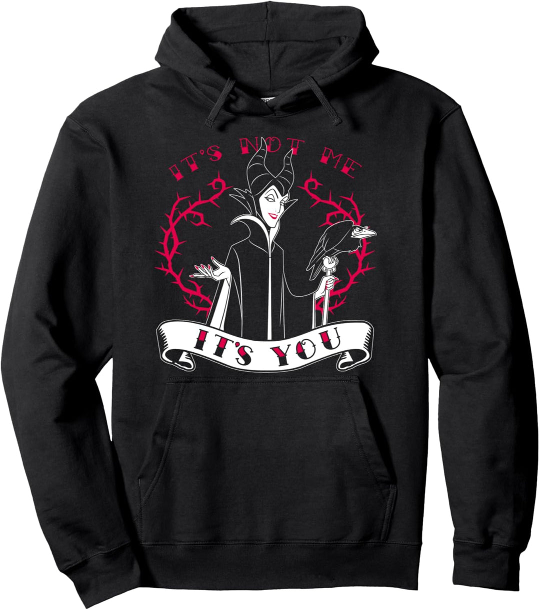 Disney Villains Valentines Maleficent It's Not Me It's You Pullover Hoodie