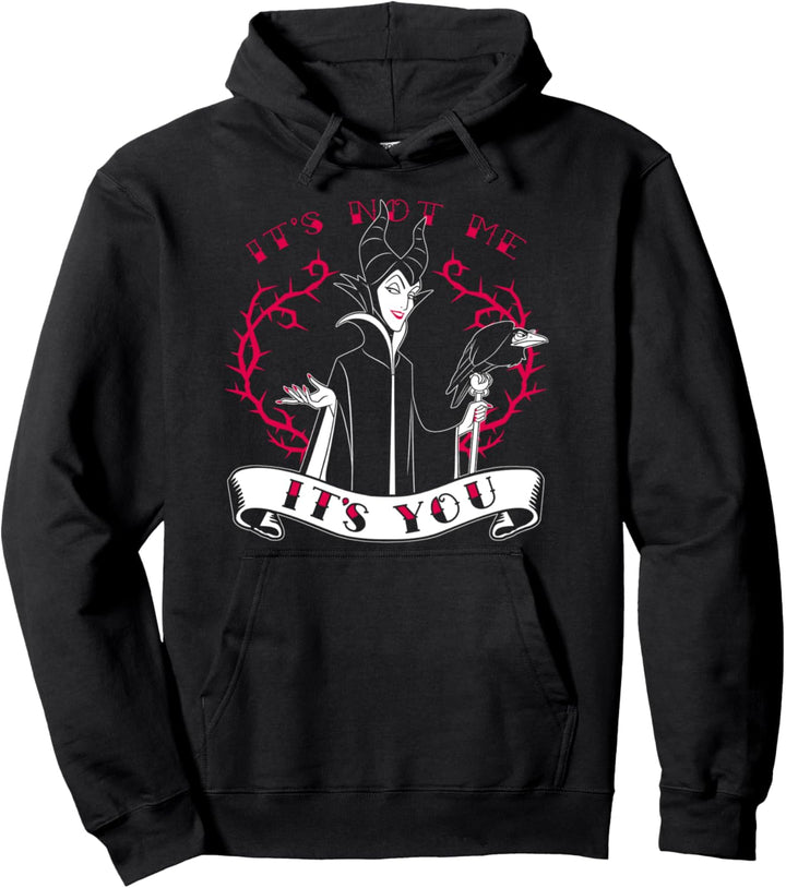 Disney Villains Valentines Maleficent It's Not Me It's You Pullover Hoodie