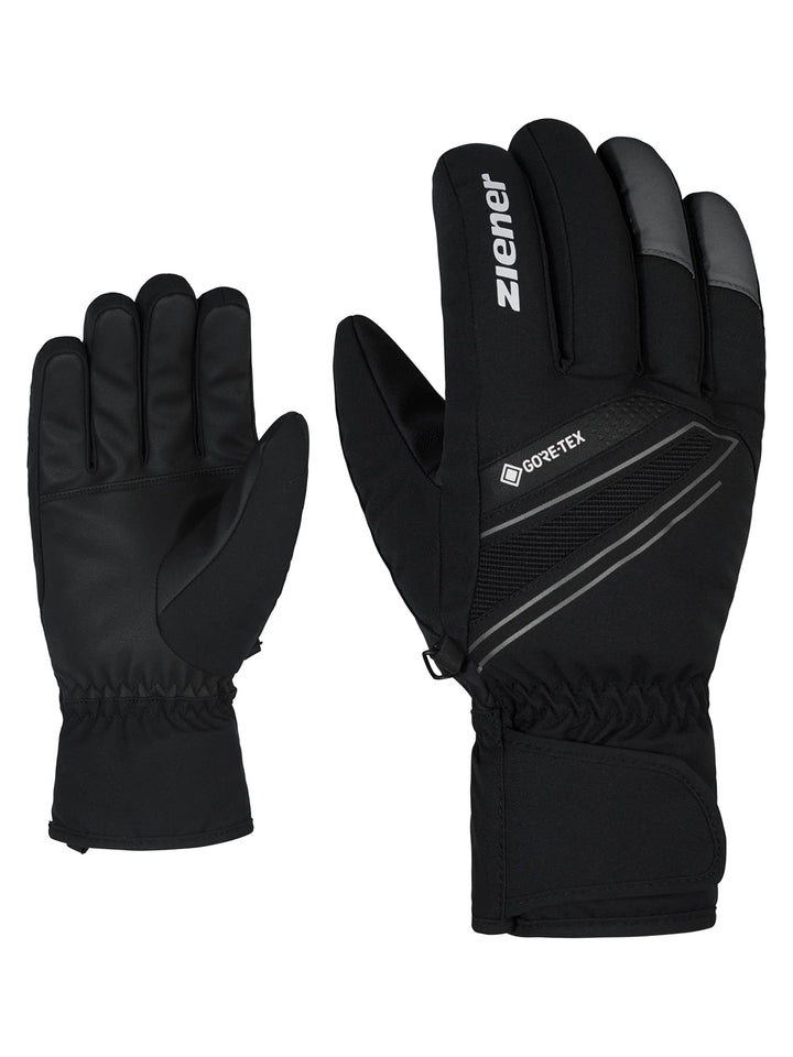 Ziener Herren Gunar Ski-Handschuhe/Wintersport | wasserdicht, atmungsaktiv, warm, Gore-Tex 9 black.m
