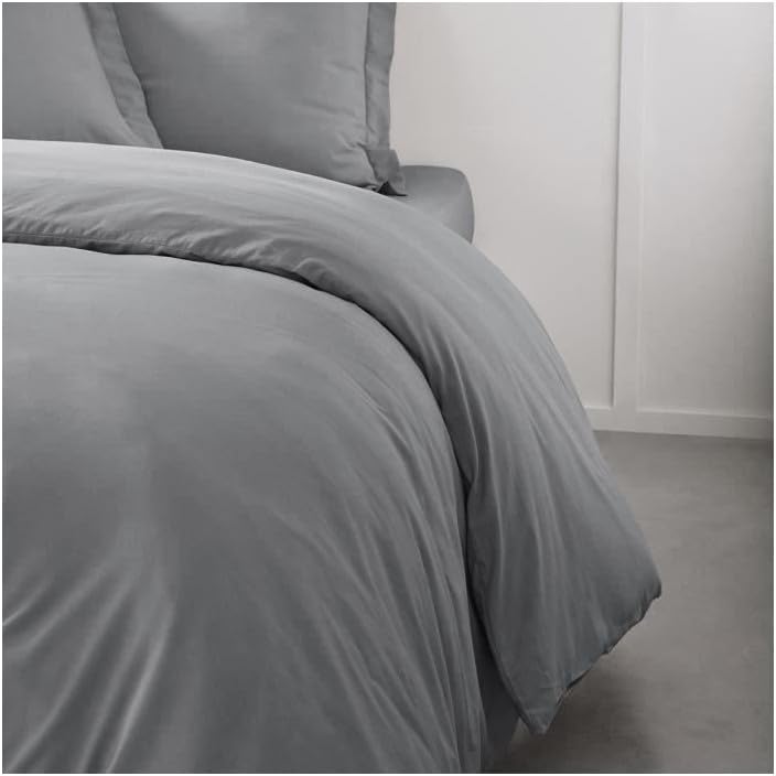 TODAY Bettbezug, 240 x 260 cm, für Doppelbett, Baumwolle, Stahl