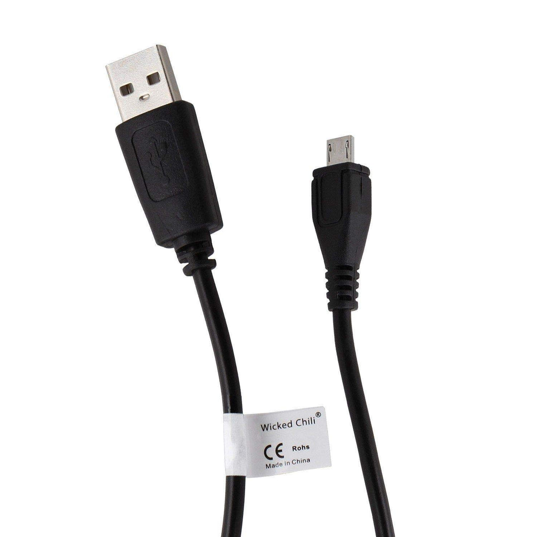 Wicked Chili 2X Ladekabel für PS4 Controller Micro-USB-Kabel kompatibel mit Playstation 4 (1,8m) Cha