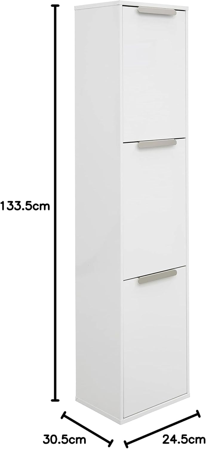 ARREGUI Ecoclas CR301-E Mülltrennsystem aus Stahl | 3 Fächer Mülleimer für die Küche | 3x17L (51L) |