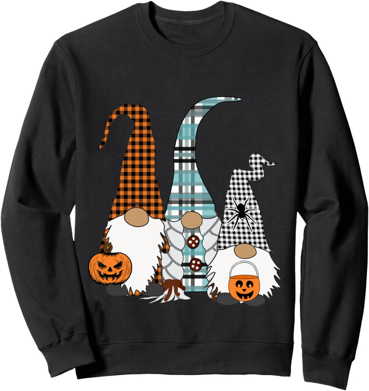 Trick Or Treat 3 nordische Zwerge Jack O Laternen Halloween Sweatshirt