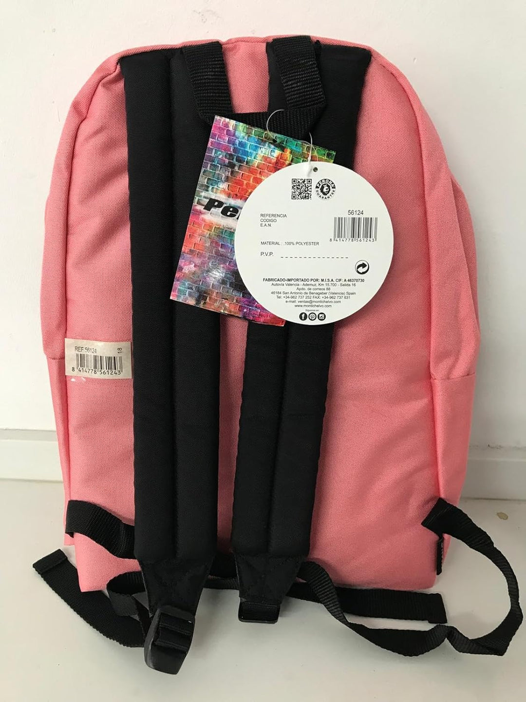 Montichelvo Backpack Pr Vulcano Pink Schulranzen, 43 cm, Mehrfarbig (Multicolour), Mehrfarbig (Multi