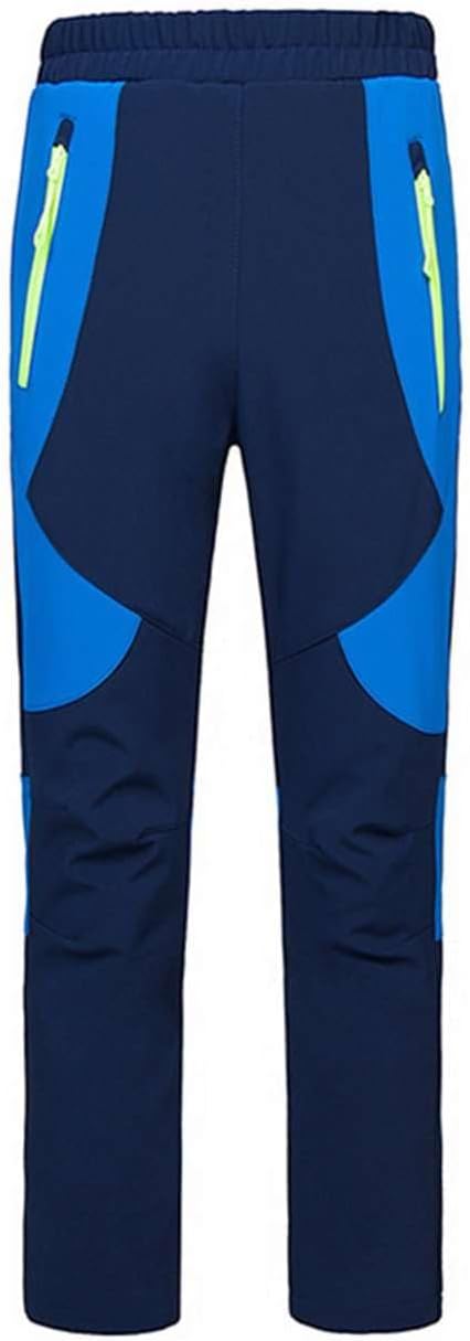 Echinodon Kinder Gefütterte Hose Softshellhose Winddicht Wasserabweisend Atmungsaktiv Warm Outdoorho