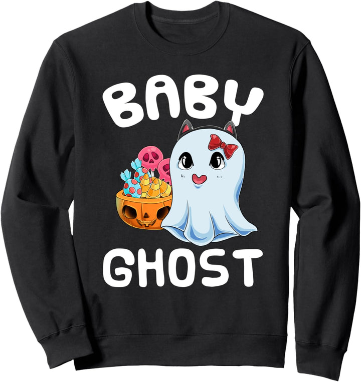 Baby Ghost Family Matching Halloween Costumes Outfit Gift Sweatshirt