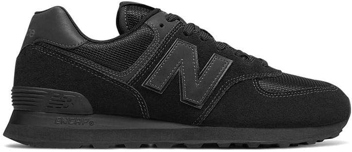 New Balance Herren 574v2 Turnschuh 43 EU Schwarz Triple Black Ete, 43 EU Schwarz Triple Black Ete
