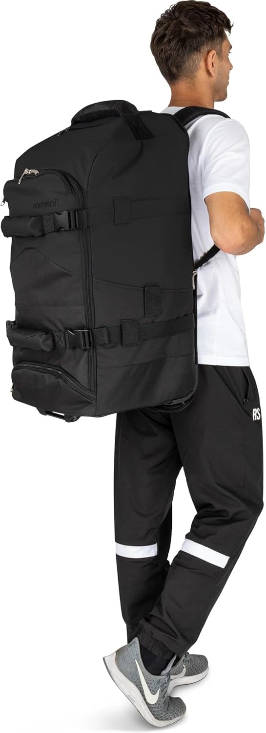 normani Reisetasche Trolley mit Rucksackfunktion 90 Liter - Backpacker mit Frontloader praktischer R