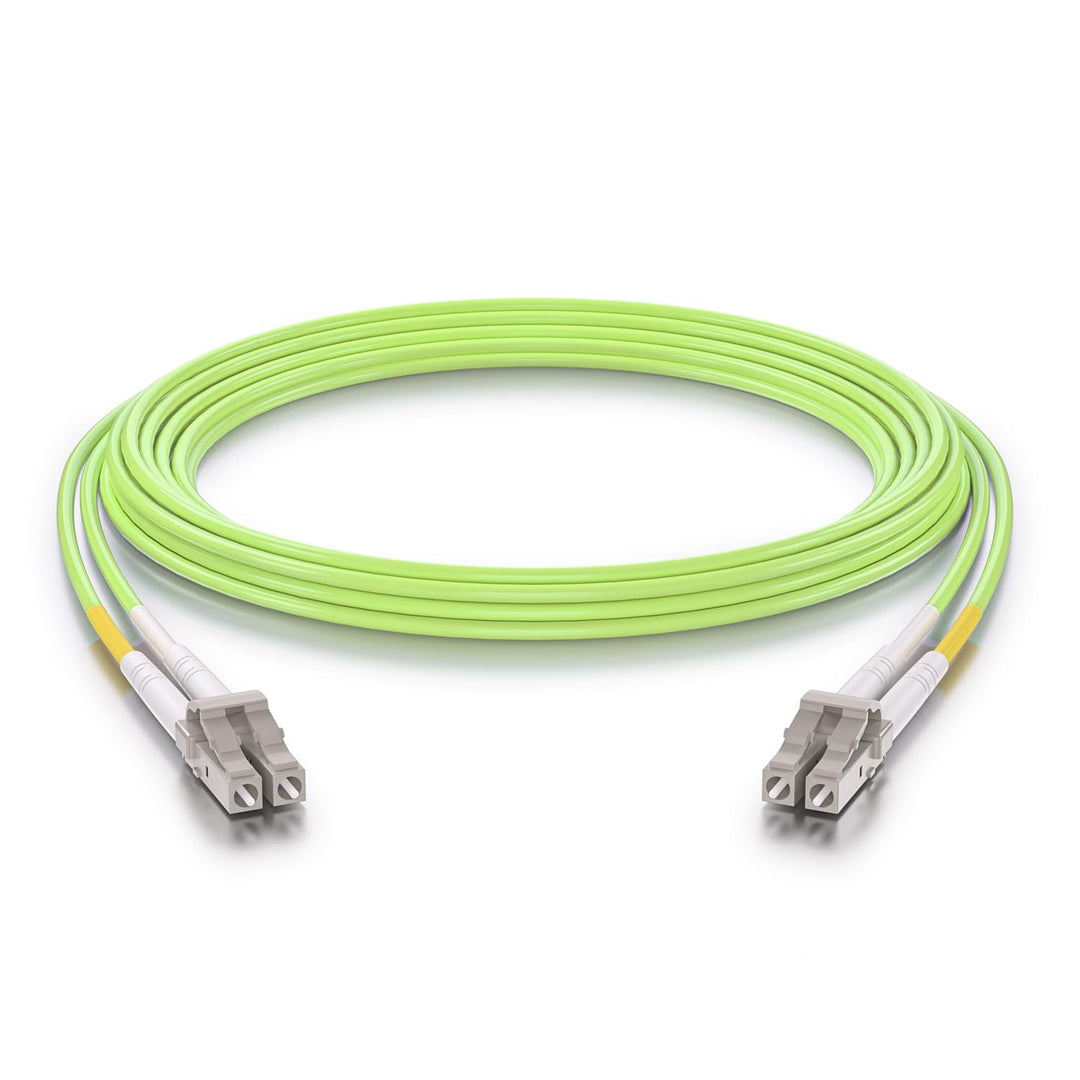 10Gtek LC to LC OM5 Fiber Patch Cable - 1G/10G/40G/100G Multi-Mode Jumper Duplex MMF 50/125μm LSZH F