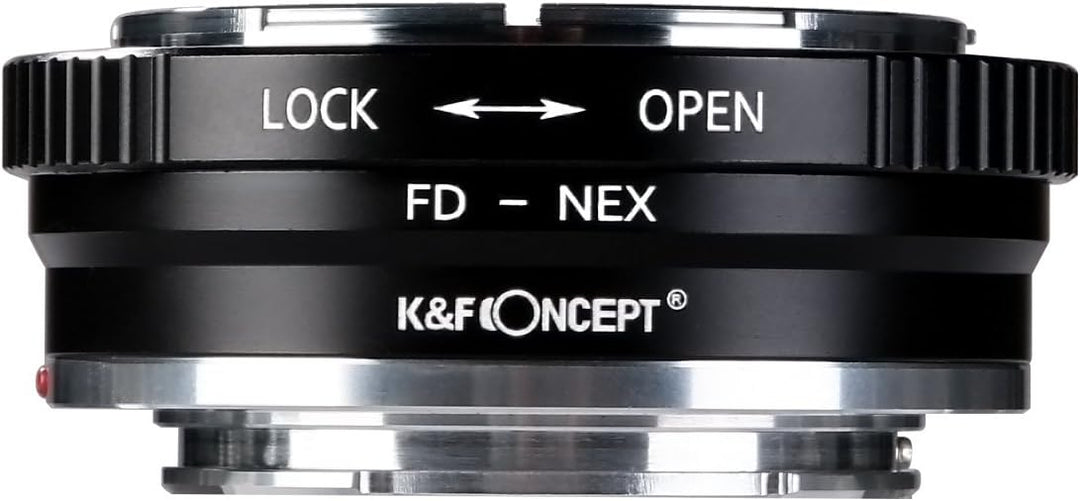 K&amp;F Concept® FD-NEX II Kupfer-Bajonett Objektivadapter,Adapter Ring,Canon FD Adapter,Objektiv Adapte