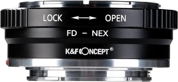 K&amp;F Concept® FD-NEX II Kupfer-Bajonett Objektivadapter,Adapter Ring,Canon FD Adapter,Objektiv Adapte
