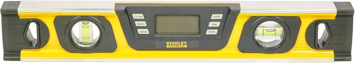 Stanley FatMax Neigungsmesser (digitale Wasserwaage in Grad|Prozent mm/m, 40 cm Länge, LCD-Anzeige)