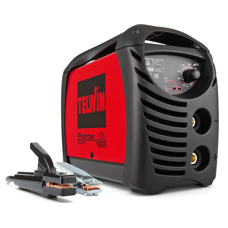 Telwin 815863 Force 165 Inverterschweissgerät, 230 V, 4,23 kg, Rot & Telwin S.p.A. 802739 Rutilschwe