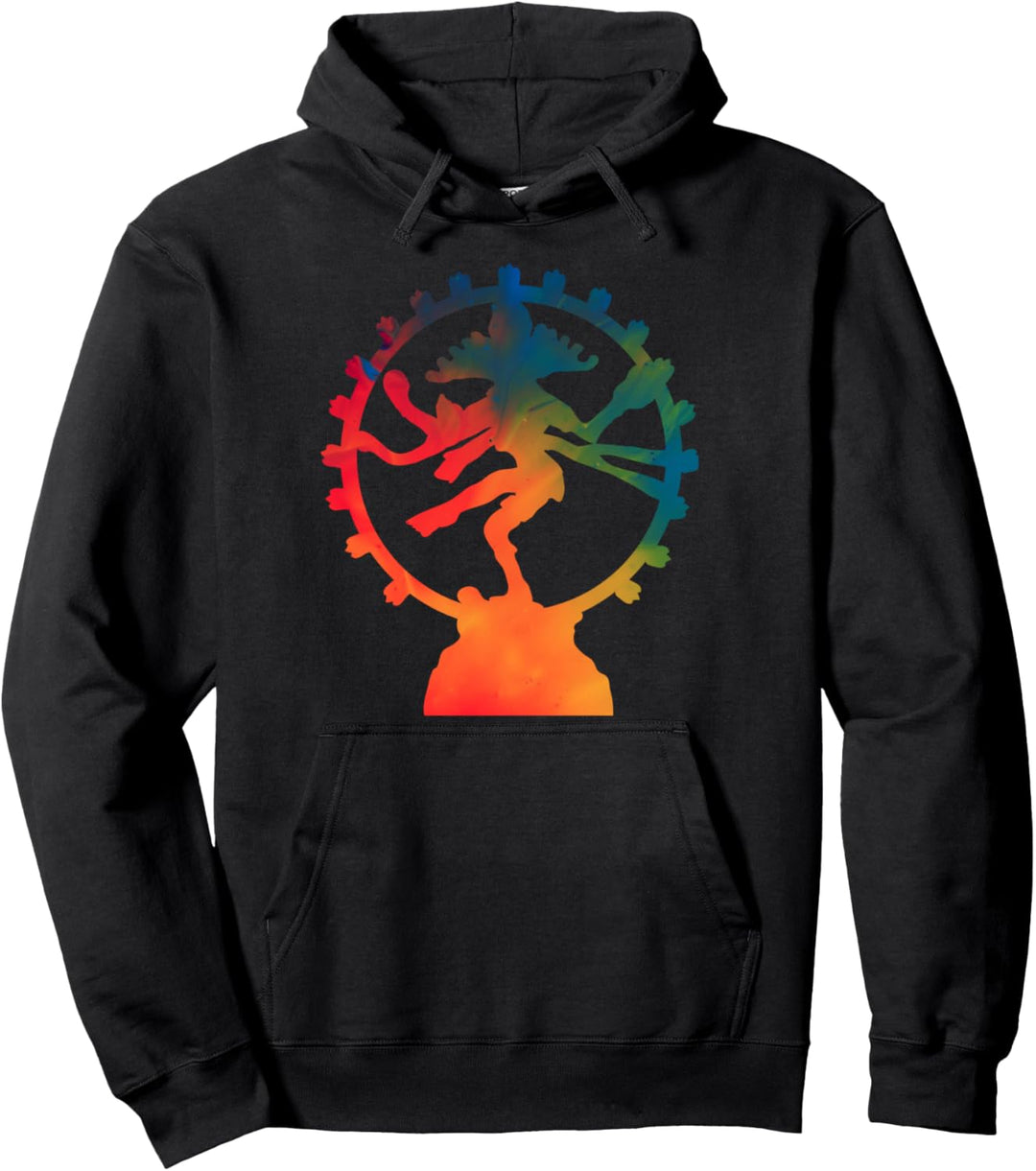 Lord Shiva Nataraja Doing The Divine Tandava Pullover Hoodie