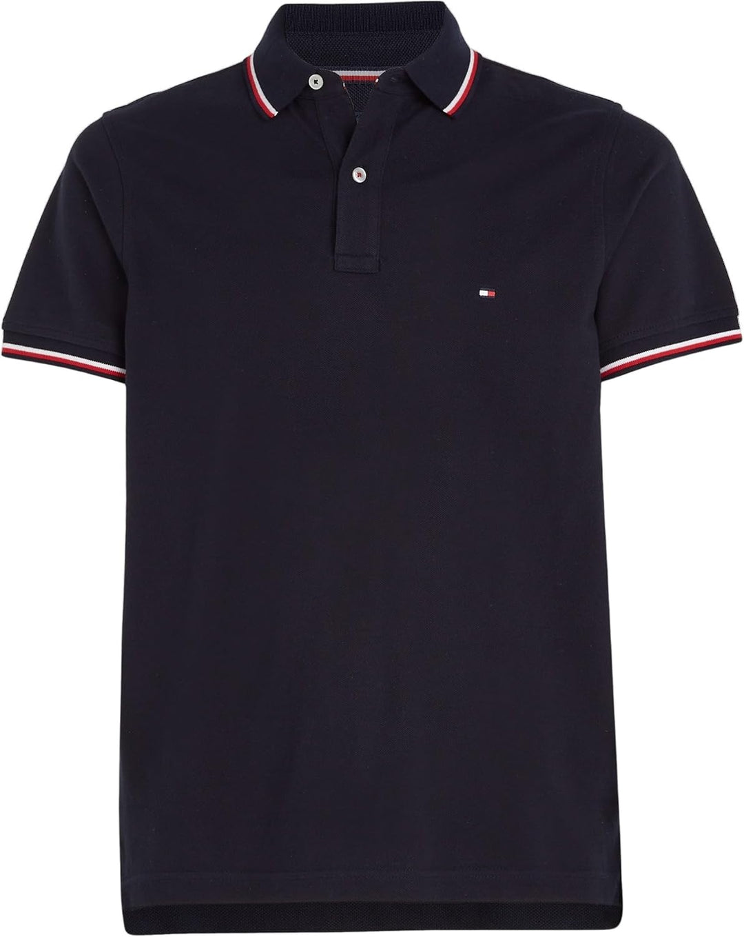 Tommy Hilfiger Herren Kurzarm Poloshirts XS Blau (Desert Sky), XS Blau (Desert Sky)