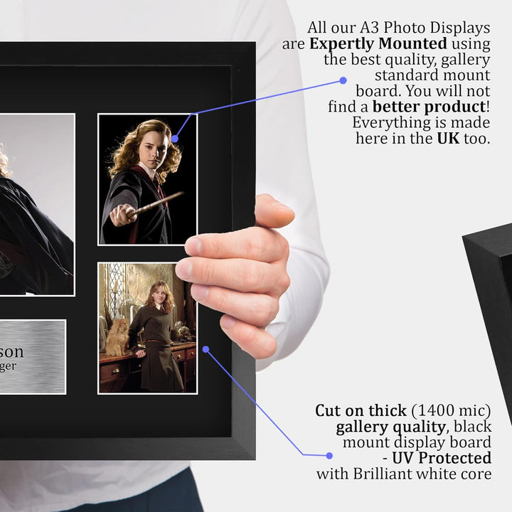 HWC Trading FR A3 Emma Watson Harry Potter Hermione Granger Geschenke Gedruckt, Signiert Autogramm B