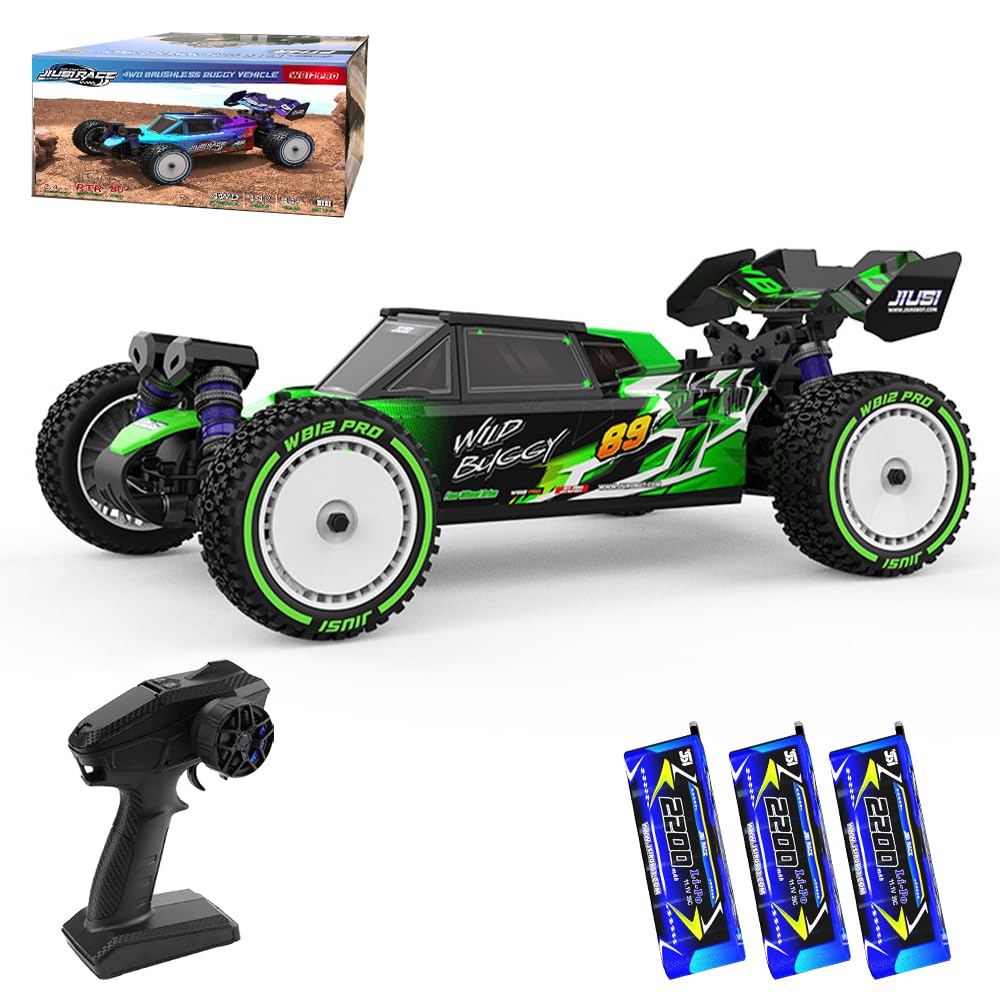 X-Verse 1:12 100KM/H Ferngesteuertes Auto, 4WD Wasserdichtes Schnelles RC Truck mit 3S Bürstenloser