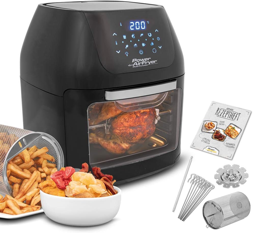 Mediashop M16438 Air Fryer Multi-Function – Heissluft-Fritteuse zum Frittieren ohne Öl – 6-in-1 auch