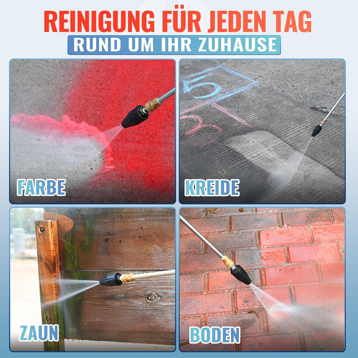 YAMATIC Turbo-Düse für Hochdruckreiniger, 360° Rotationsdüse, 3000 PSI (207 bar), 4,0 GPM (15,1 l/mi