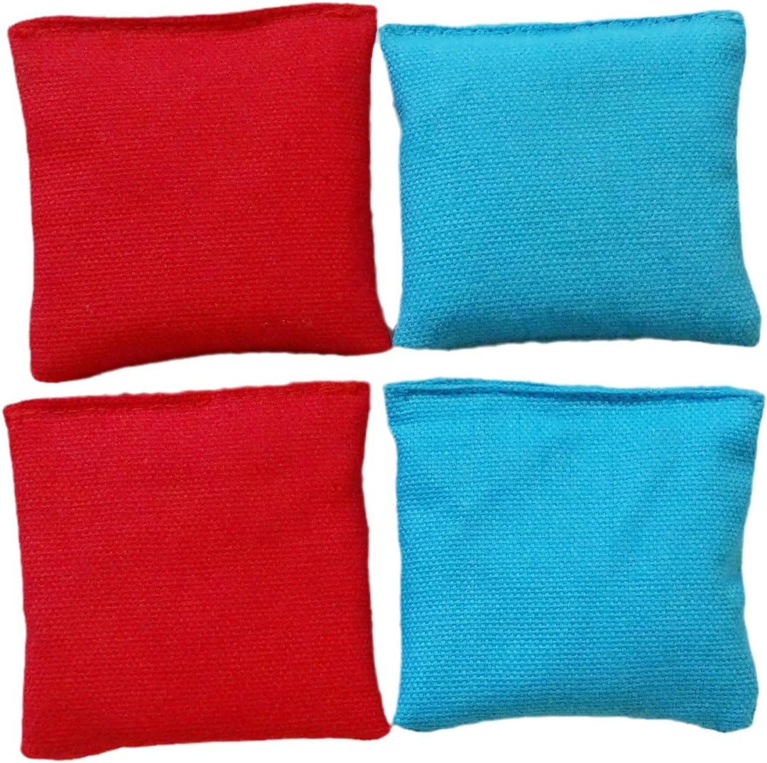Cornhole Säckchen, 10 Stück 8 x 8cm Sitzsäcke Werfen Bunte Sandsäckchen Wurfsäckchen für Cornhole Sp