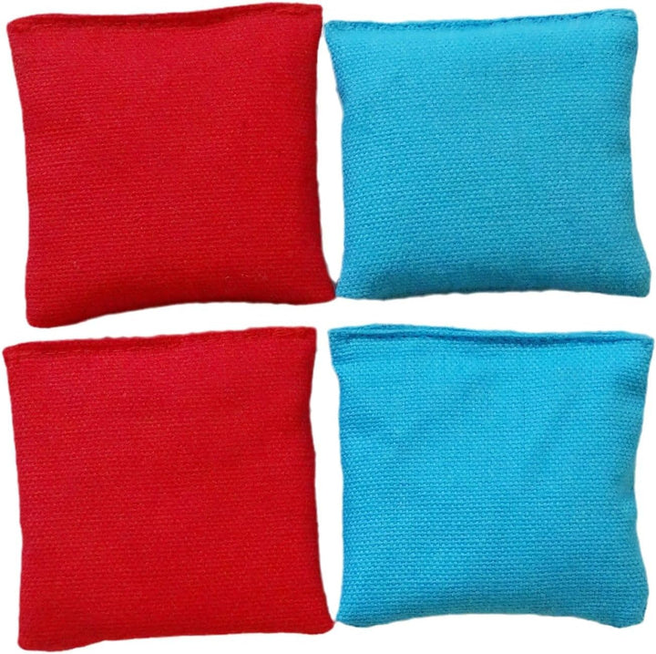 Cornhole Säckchen, 10 Stück 8 x 8cm Sitzsäcke Werfen Bunte Sandsäckchen Wurfsäckchen für Cornhole Sp
