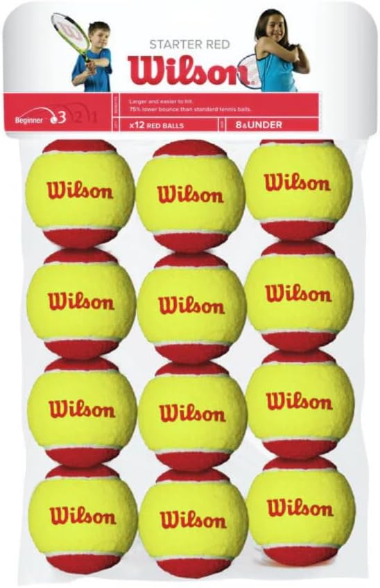 Wilson Starter Tennis Balls rot/gelb 7 Single, rot/gelb 7 Single