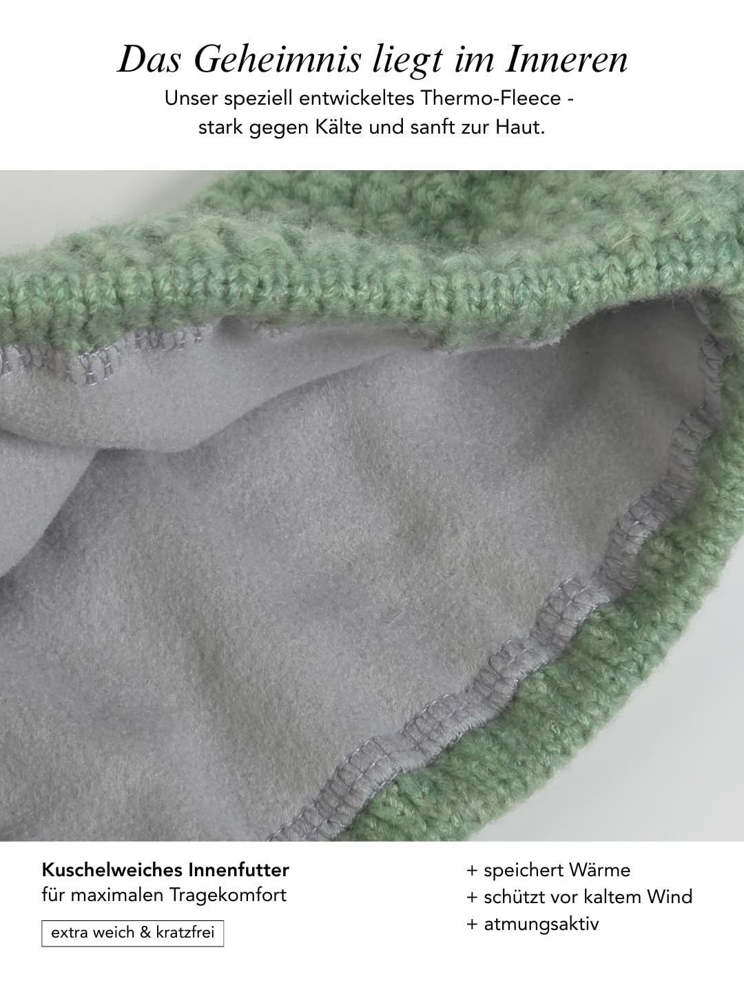 Baesics Stirnband Bordeaux für Damen & Herren – warme & elastische Unisex Ohrenwärmer mit Fleecefutt