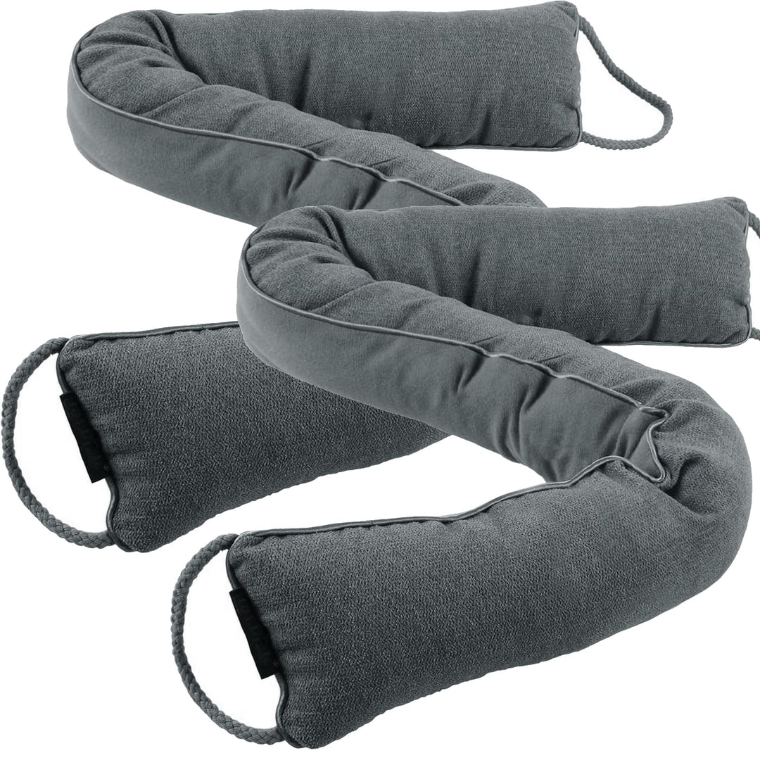 2 Stück Zugluftstopper Für Türen und Fenster 90cm - Tür Luftzugstopper - Waschbar - Energiesparend -