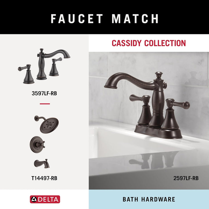 Delta Wasserhahn Cassidy Double Bademantel Haken Venetian Bronze, Venetian Bronze
