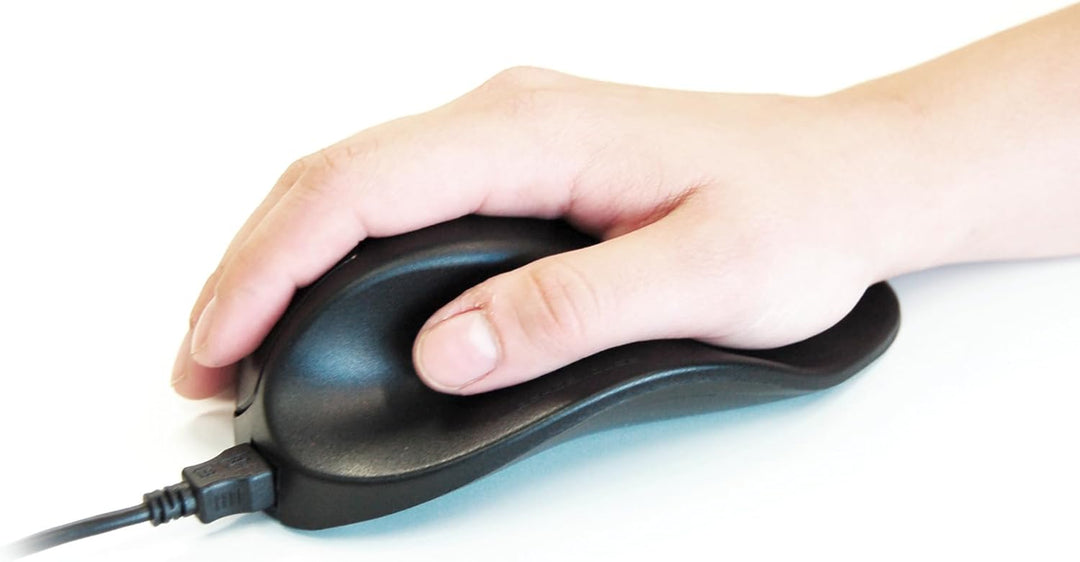 HIPPUS M2WB-LC HandShoe Mouse rechts M | optische Maus | ergonomisches Design,- Vorbeugung gegen geg