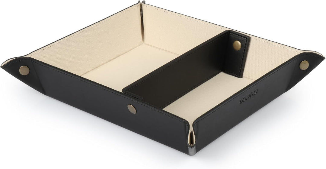 Londo Leder Taschenleerer - Vide Poche - Ledertablett Organizer, Praktische Aufbewahrungsbox - für G