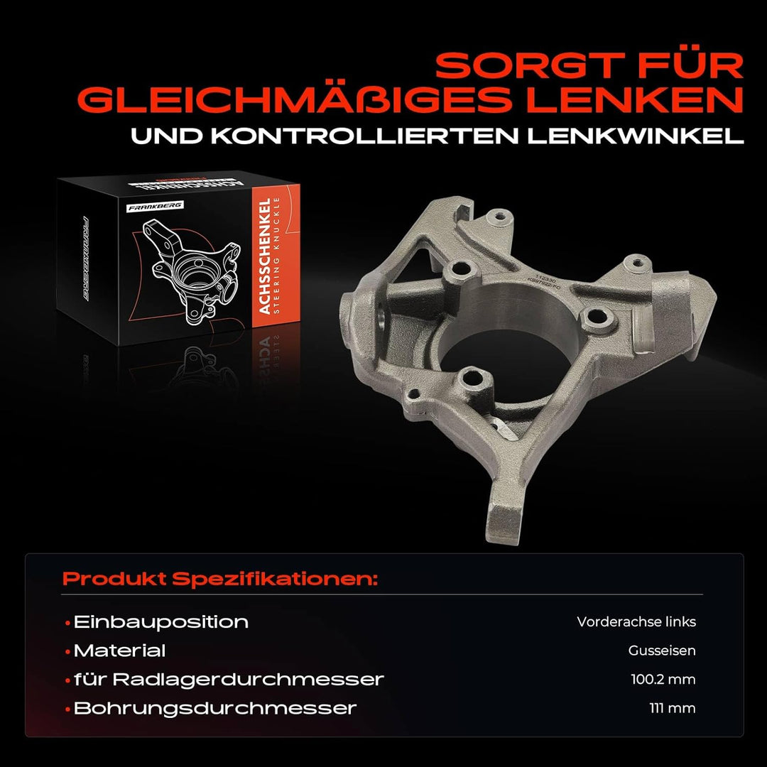 Achsschenkel Radaufhängun Vorne Links für Wrangler I YJ SJ II TJ Cherokee XJ Comanche MJ Grand Chero