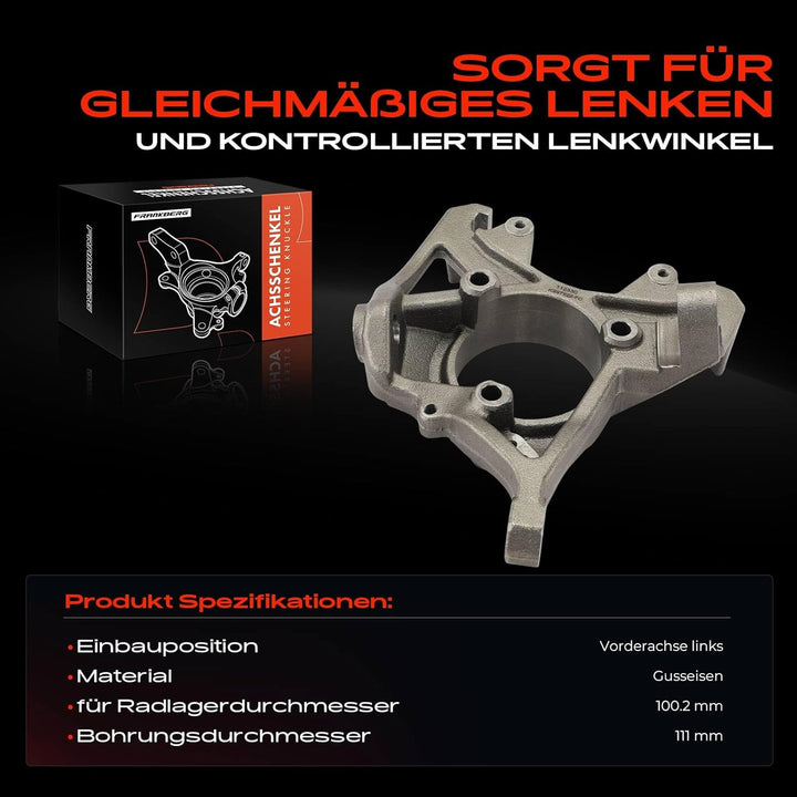 Achsschenkel Radaufhängun Vorne Links für Wrangler I YJ SJ II TJ Cherokee XJ Comanche MJ Grand Chero
