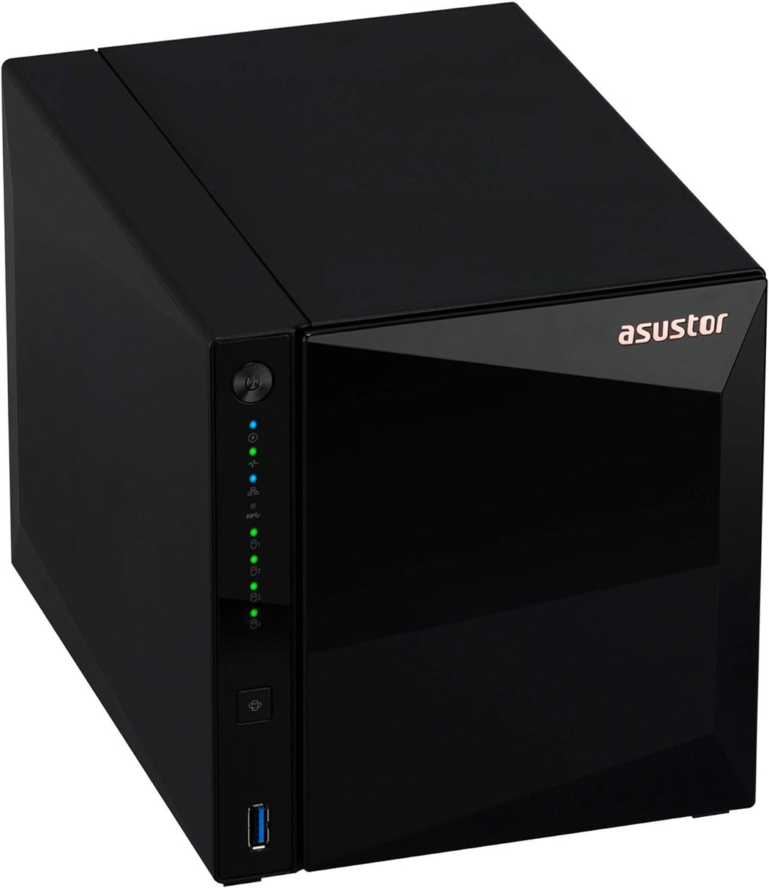Asustor Drivestor 4 Pro AS3304T 4 Bay NAS Server - Netzwerkspeicher Gehäuse, Quad Core 1.4 Ghz CPU,