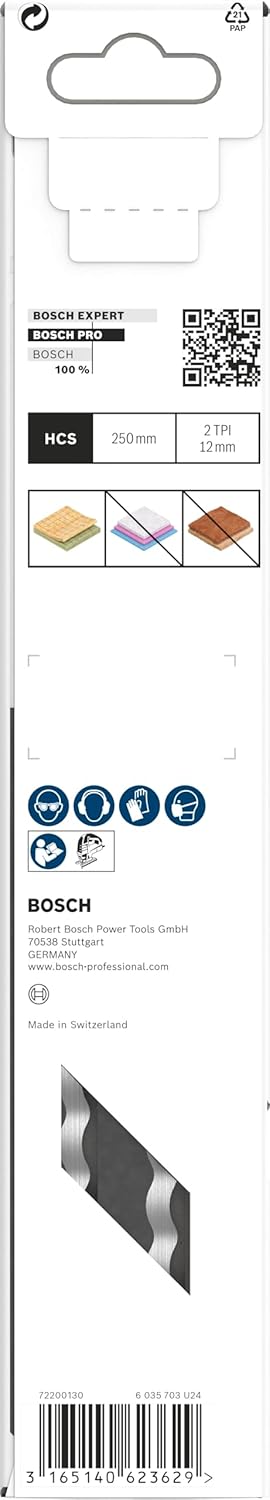 Bosch 3x PRO Fibre Insulation precise T1013AWP Stichsägeblatt (für Mineralwolle, Mineralwolle, Länge