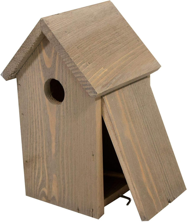 mgc24 Nistkasten - wetterfester Vogelnistkasten aus Holz, Vogelhaus für heimische Wildvögel, 15,5 x